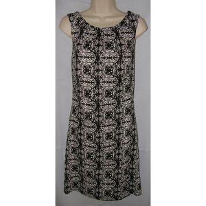 LIKE NEW Sz 10 Sleeveless Lined 100% Linen Knee Length Dress SAINT TROPEZ WEST